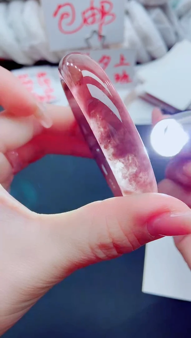 【闪购商品】石英质玉手镯未镶嵌J78-58-57