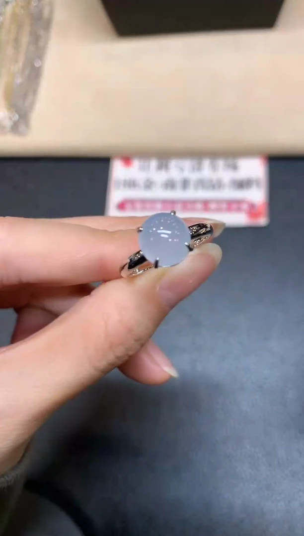 【闪购商品】翡翠戒指18K金镶嵌【无鉴赏期