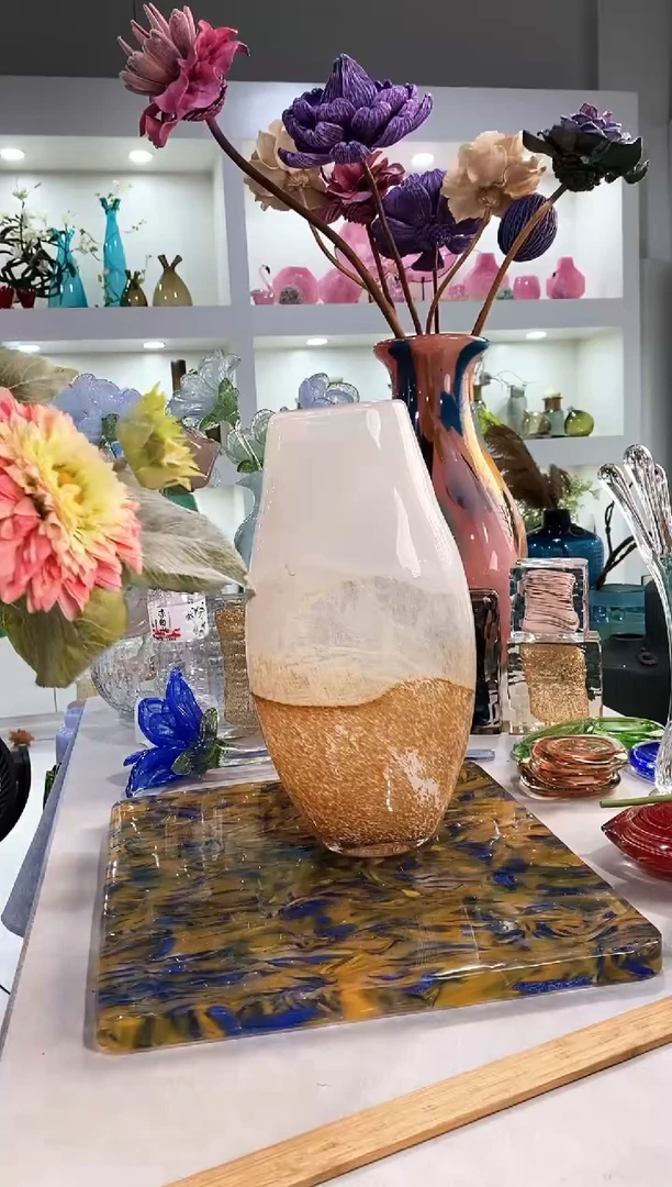 慕忆家手作琉璃花瓶