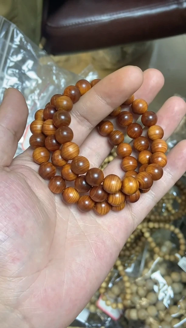 柏木手串/手链崖柏圆珠单圈1.0多样性发其一