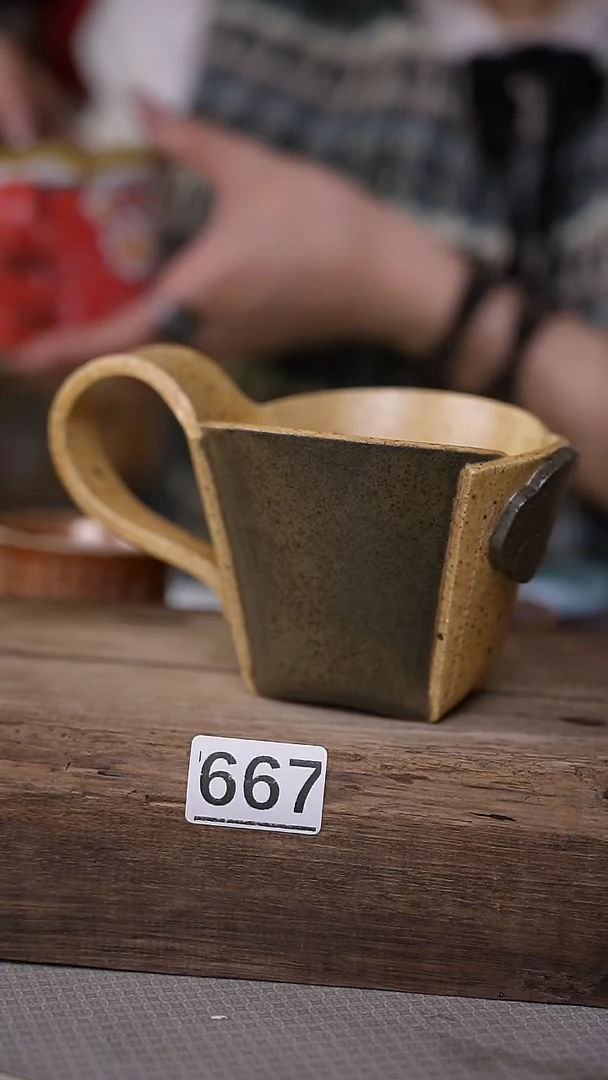 【闪购商品】瓷片设计师款 补丁 咖啡杯