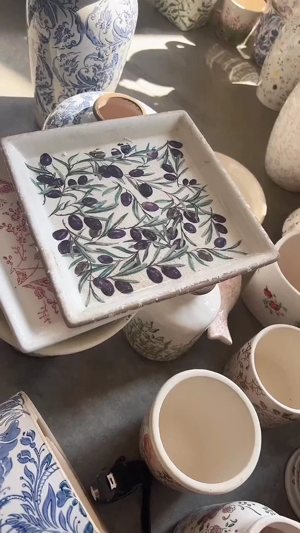 【闪购商品】陶瓷两个底盘