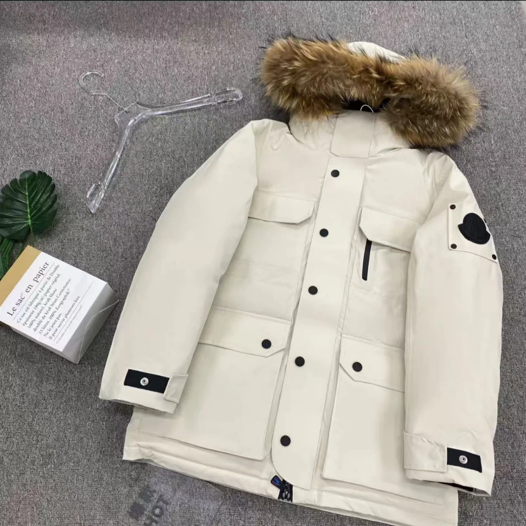 【爱蒙专属】极寒系列男女同款派克时尚休闲连帽羽绒服外套-78777