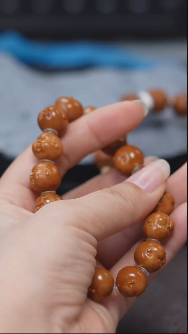 手串/手链橄榄核索****练橄榄核