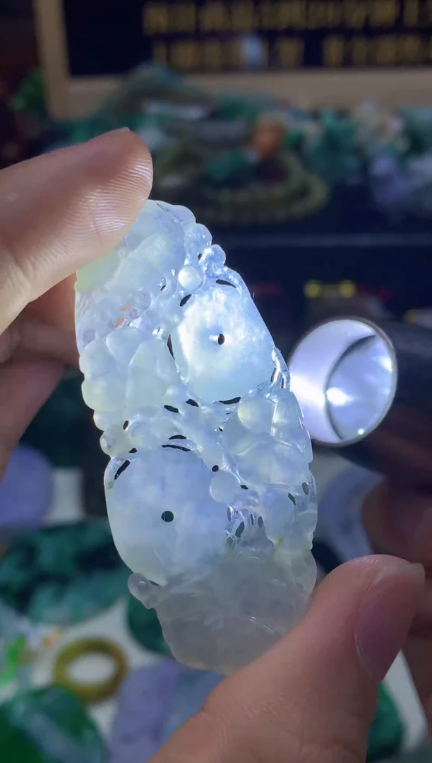颈饰未镶嵌翡翠天然A货翡翠