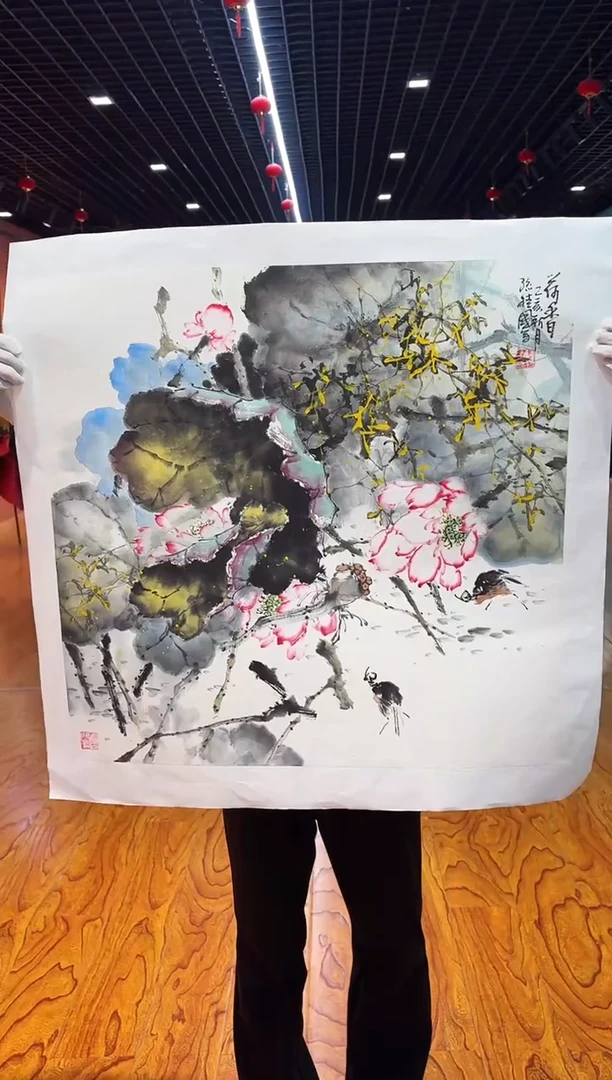 【闪购商品】国画孙桂国老师字画，带亲笔合影证书23-3