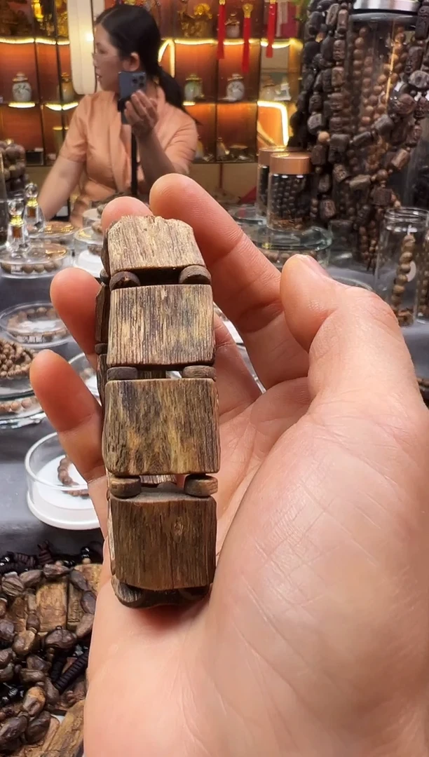 手串沉香棋楠手牌珠单圈