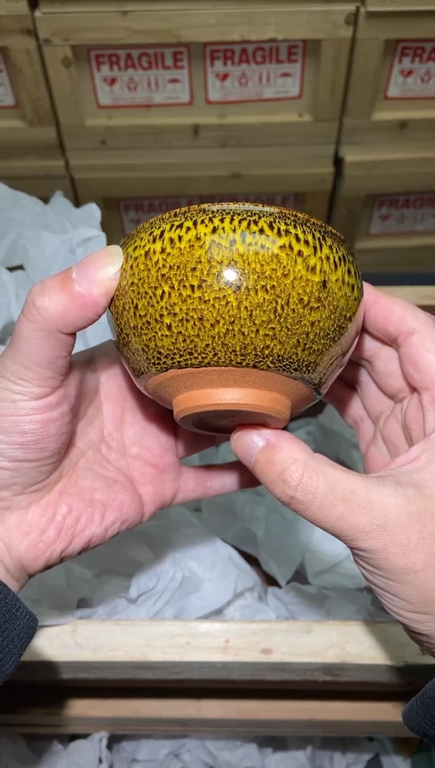 茶盏金玉满堂 将军 建盏主人杯