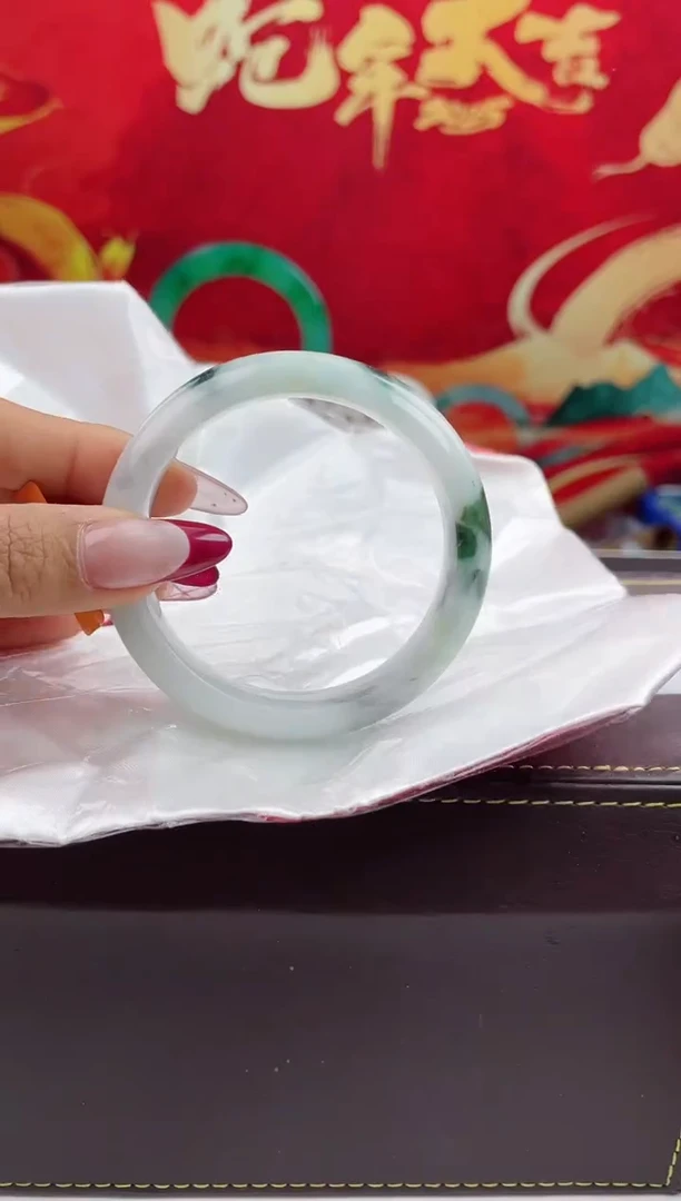 【闪购商品】翡翠手镯未镶嵌翡翠手镯（微瑕）14