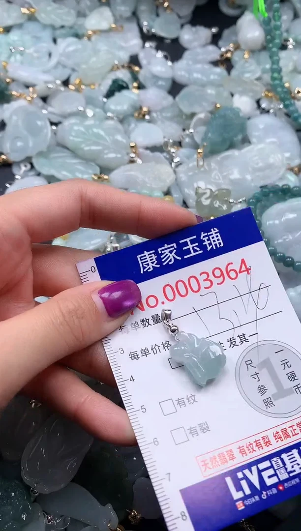 颈饰未镶嵌翡翠3964