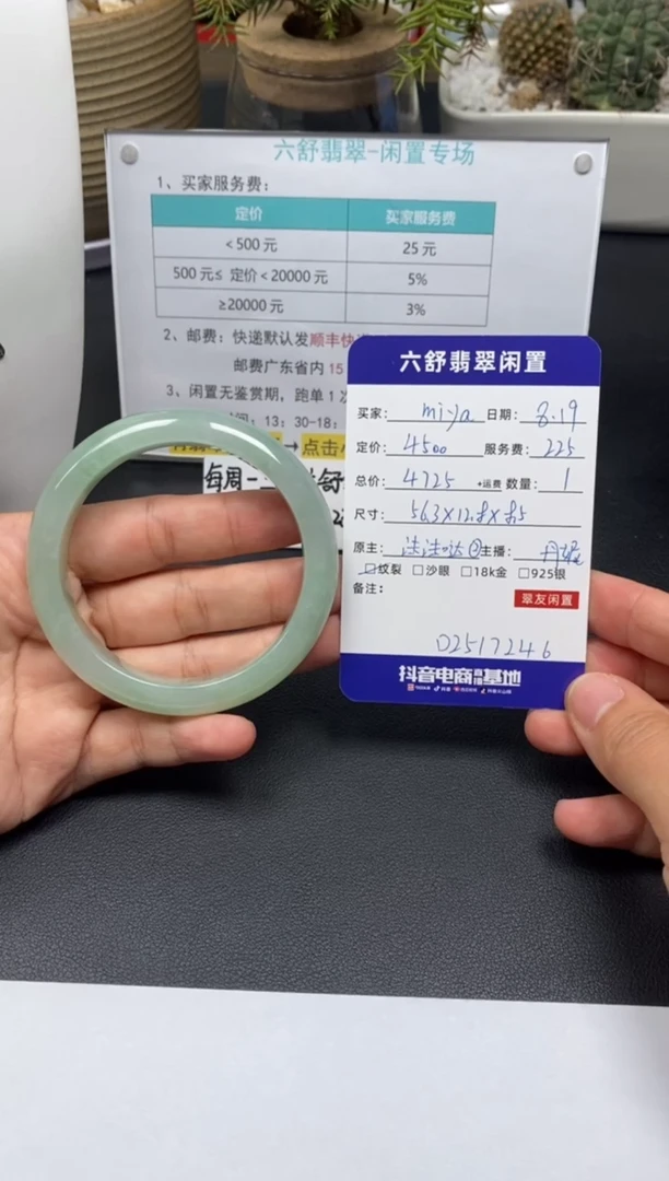 翡翠手镯未镶嵌m**aD2517246