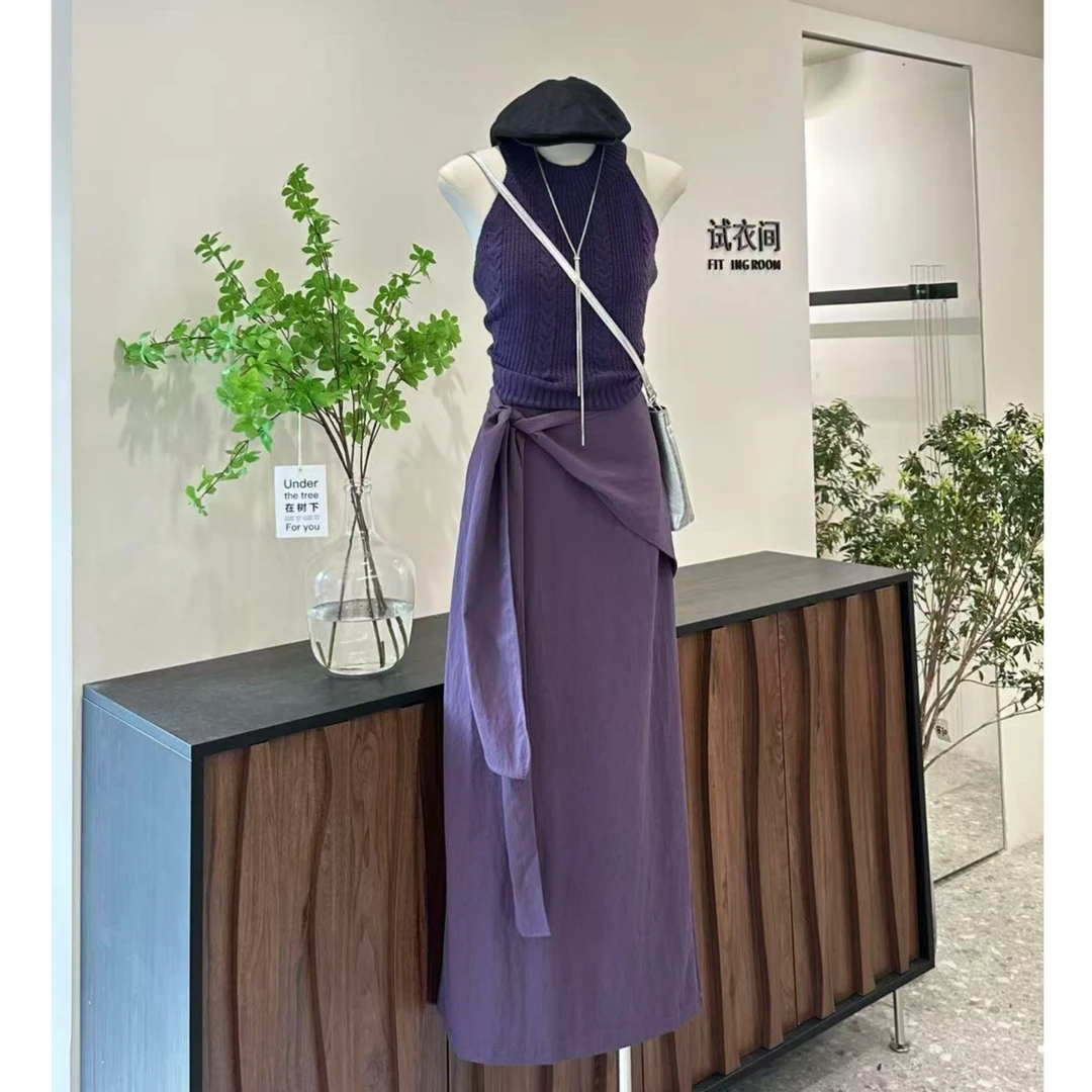 【璇玑织梦】纯欲设计感显瘦套装-2236