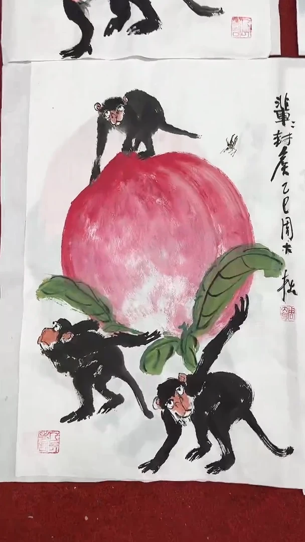国画周大拙/国画/花鸟