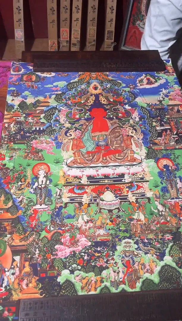 卷轴画东东唐卡tk16