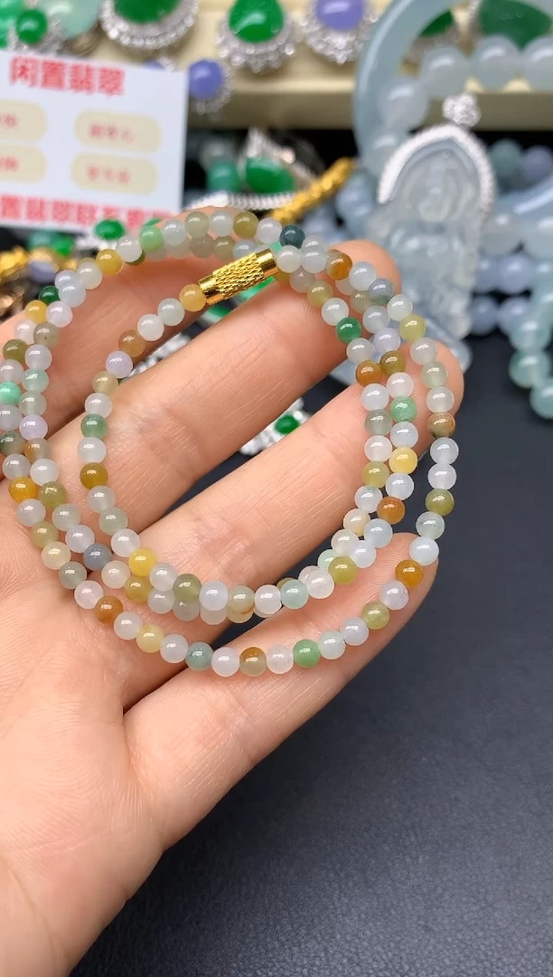 颈饰未镶嵌翡翠101-翡翠雪姐天天见