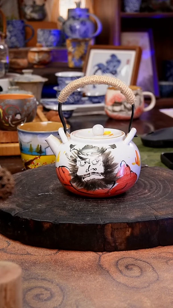 杯子钟馗手工手绘手工手绘