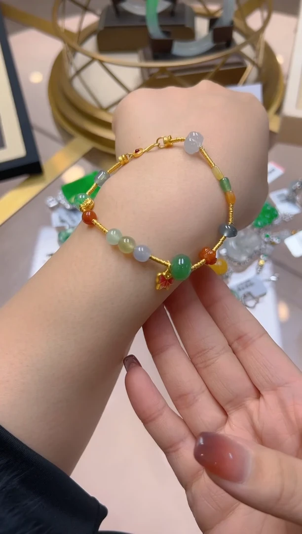 【闪购商品】翡翠手链未镶嵌多样性团购发一件