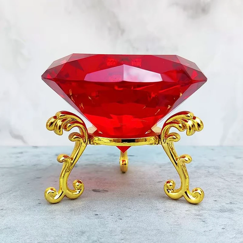 CH160九紫离火红高奢简约款裸石摆件