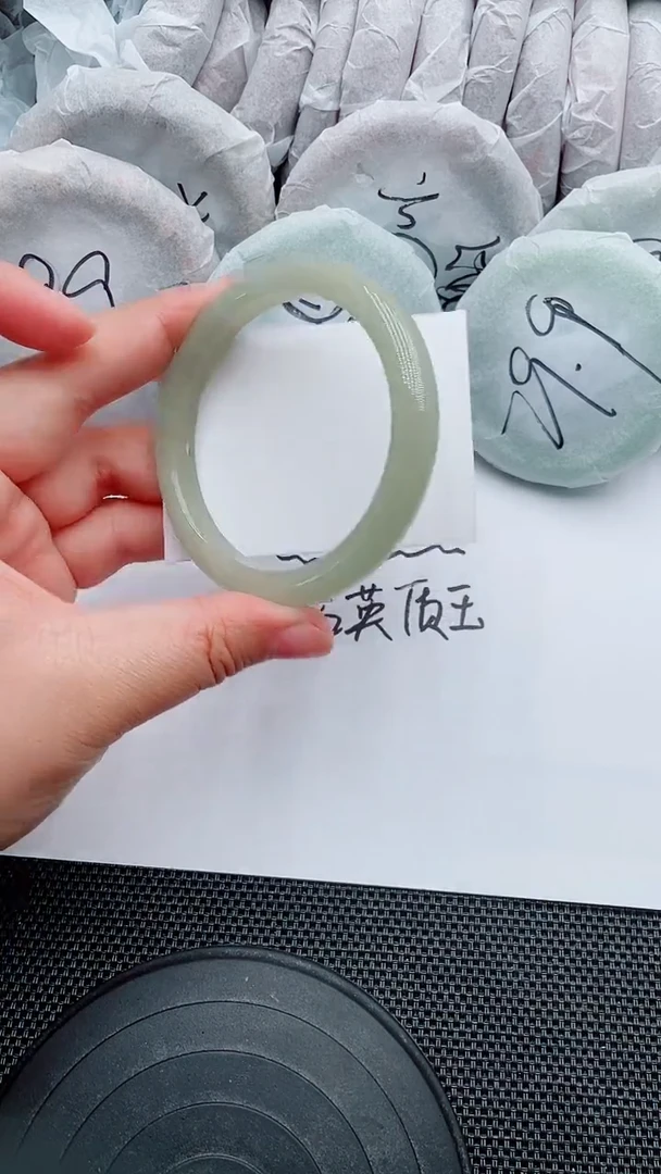 未镶嵌手镯石英质玉28-58-*59