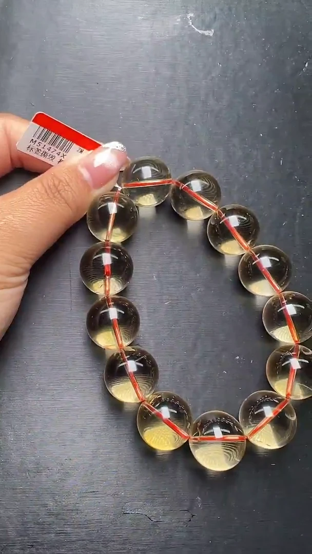 未镶嵌手串水晶黄水晶手串18m+ M51474X