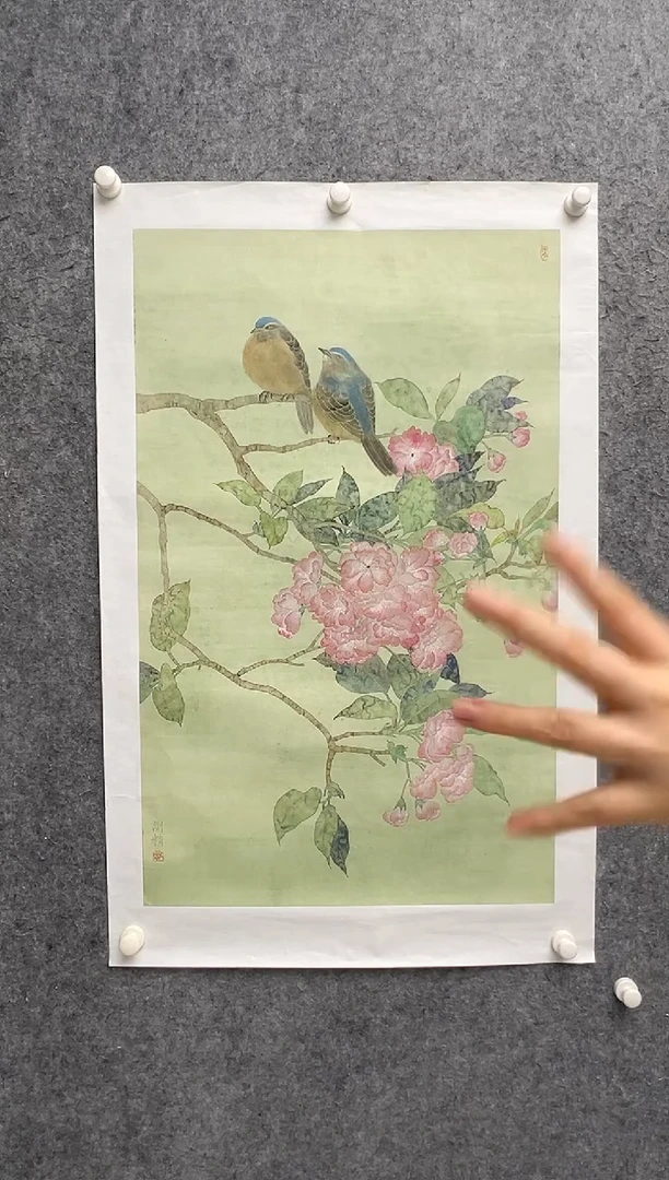 国画邹训精-5.2平尺-国画作品-GGyy