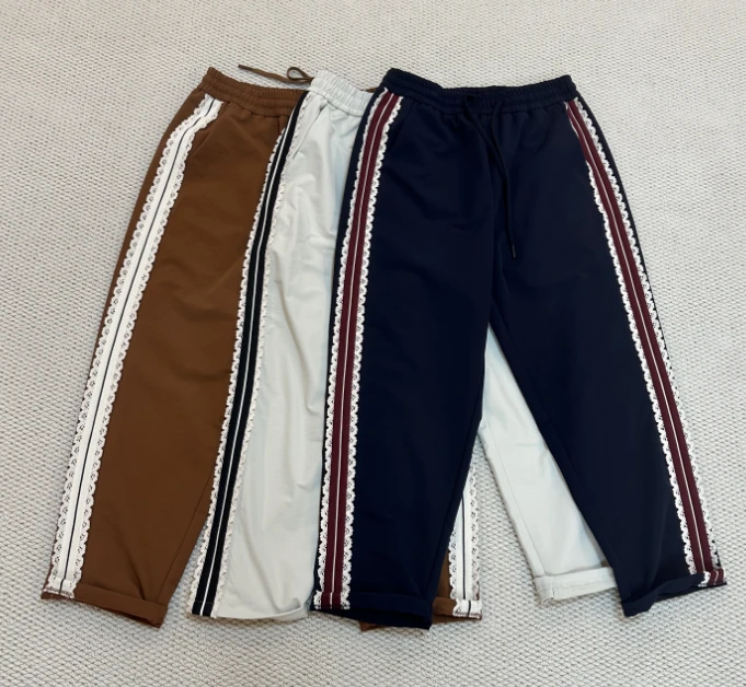 【四面弹织带裤】2025春季新品“登山布”休闲哈伦裤 25177#