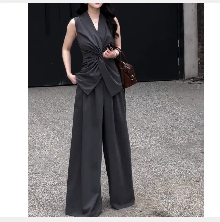 2025夏季新款网红同款洋气韩版潮流爆款时尚两件套米朵1