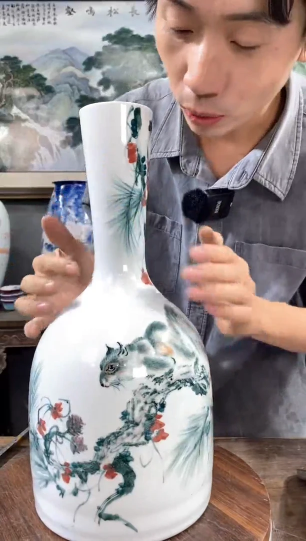 吴义松陶瓷联盟手绘陶瓷编码：6609