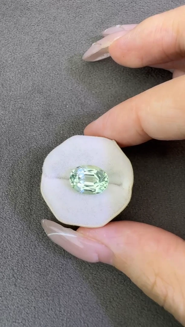 未镶嵌珠宝半成品碧玺可****～3.12ct