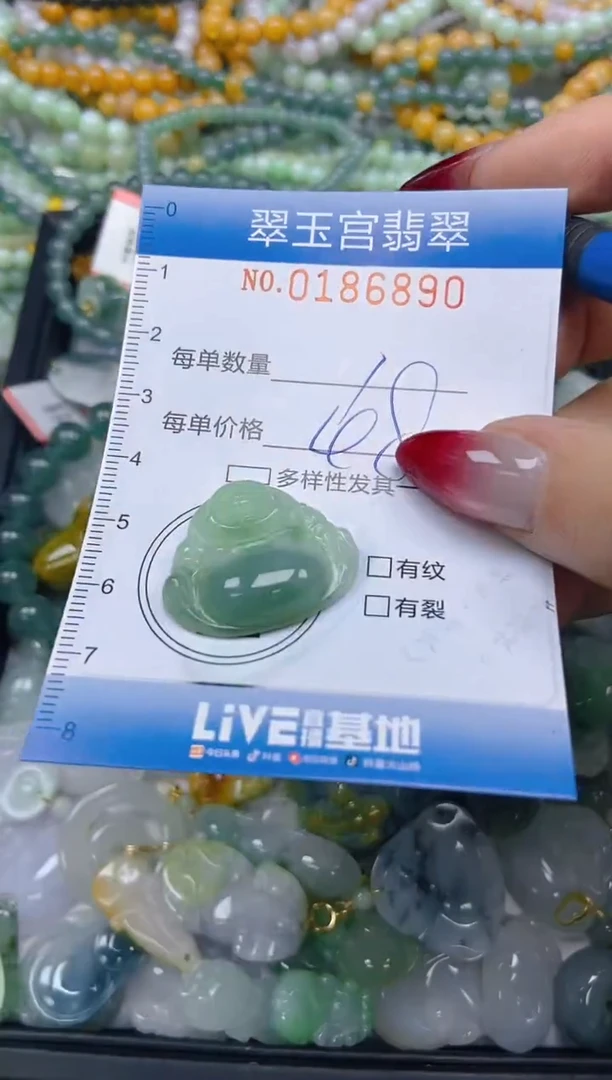 翡翠未镶嵌颈饰闪购0186890