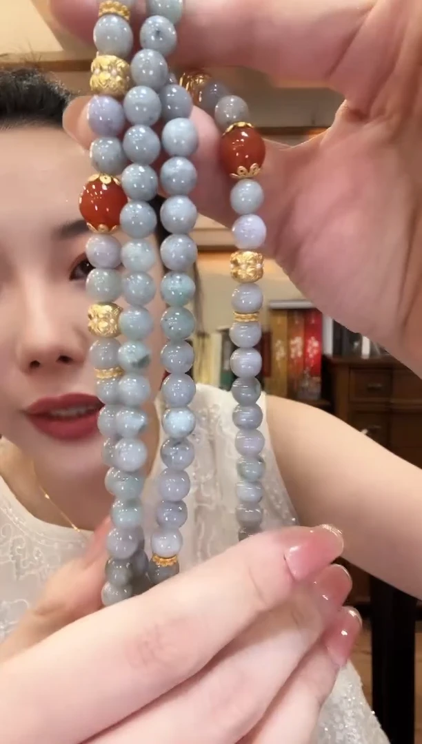 翡翠未镶嵌颈饰国风108/ 7.5