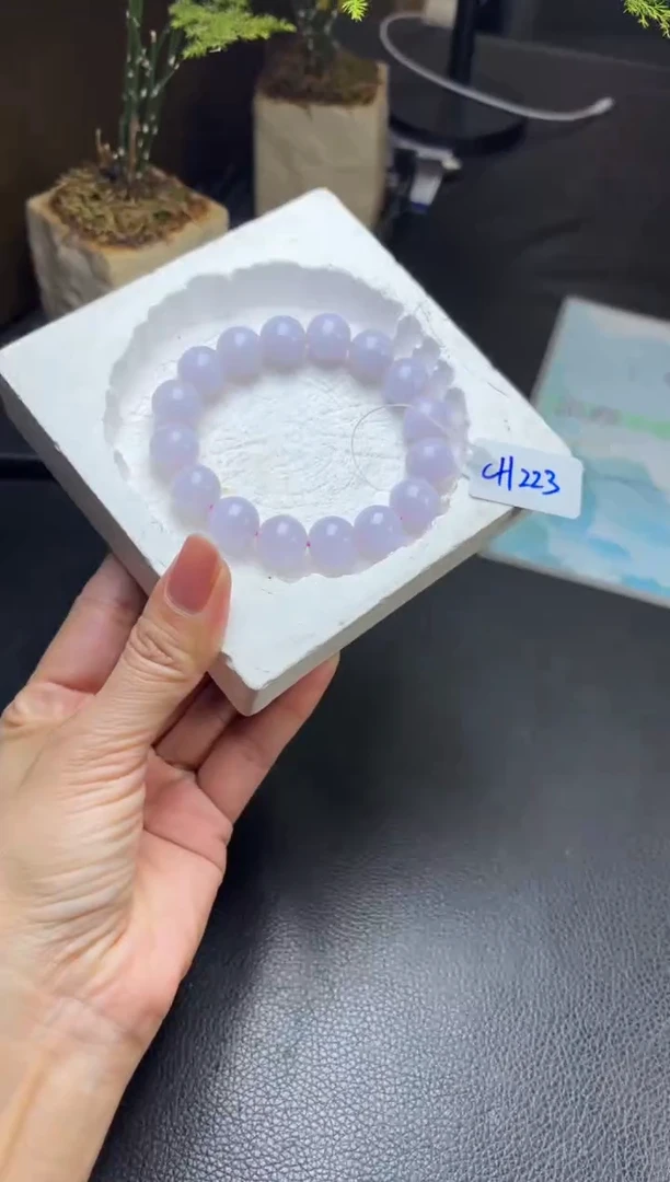 未镶嵌挂件翡翠发一件CH223