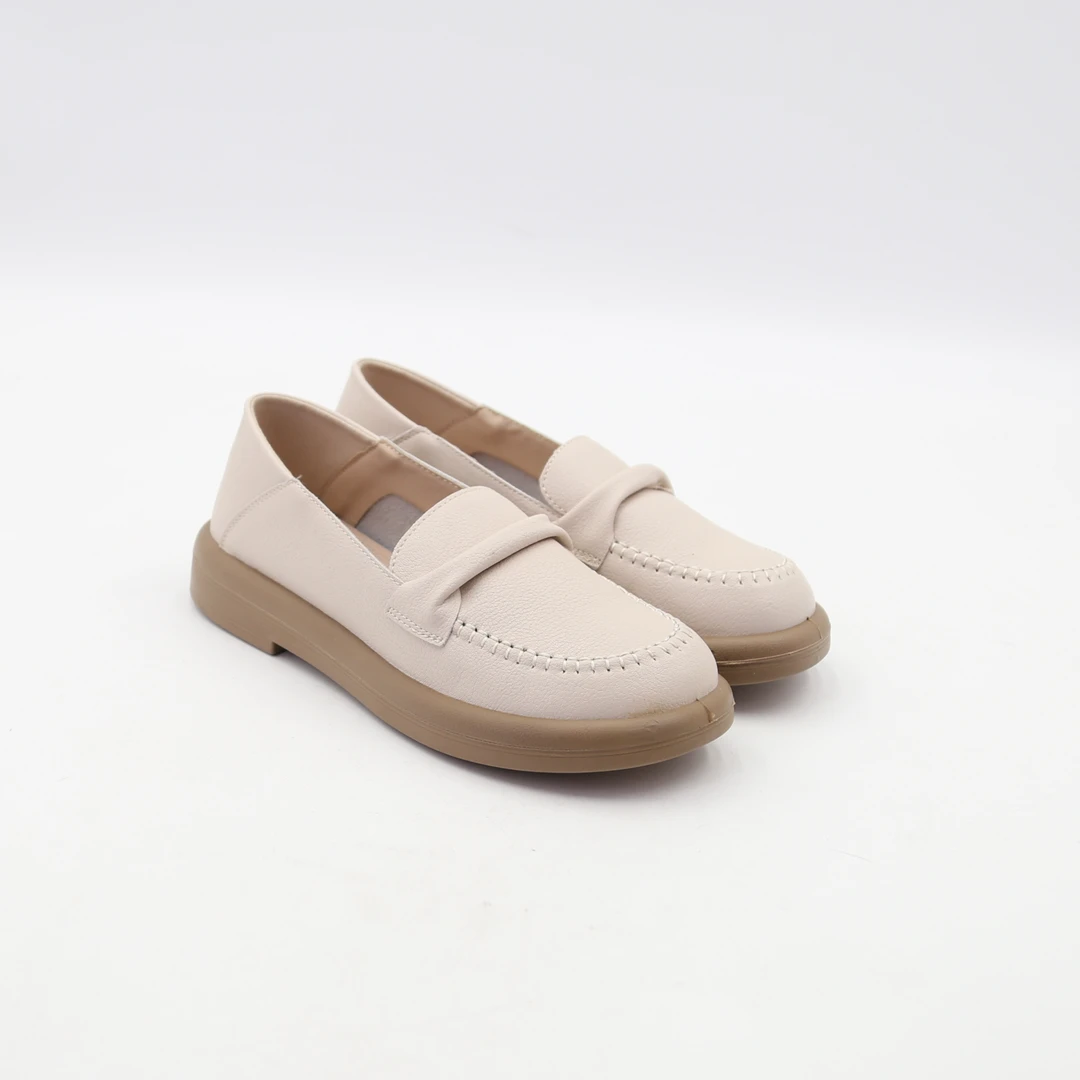 丝柏兰平底简约舒适柔软基础纯色通勤女士乐福鞋434206207