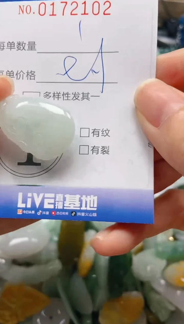 翡翠未镶嵌颈饰闪购0172102