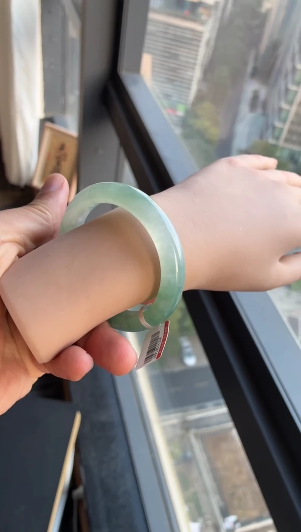 未镶嵌手镯翡翠74号55.6*11*9.2正圈