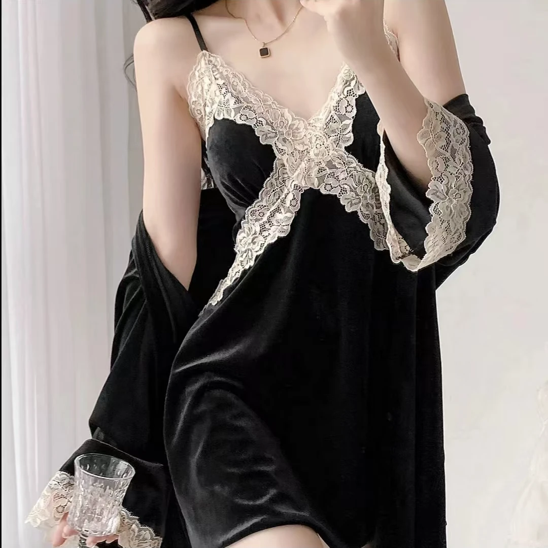 睡衣女性感2025年爆款网红睡衣睡裙性感纯欲风性感战