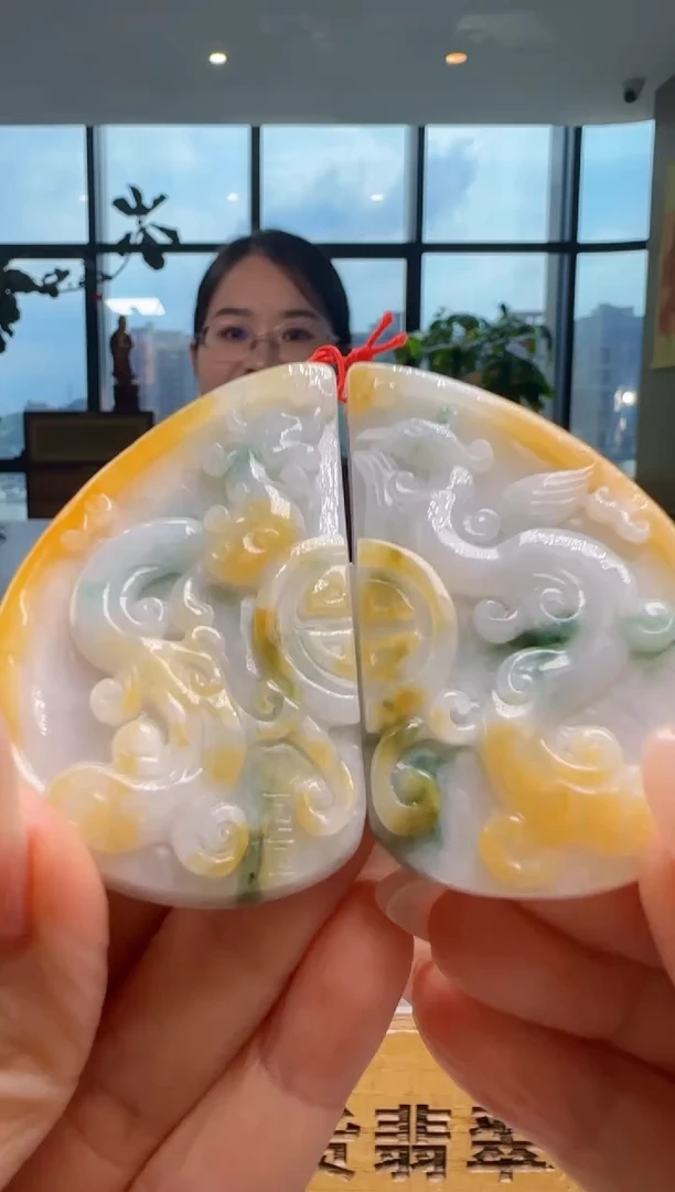 颈饰未镶嵌翡翠一对YJ@@WS50916011