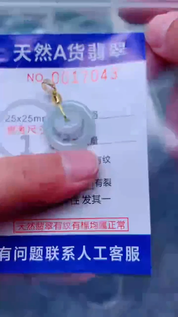 吊坠(不含链)未镶嵌翡翠1