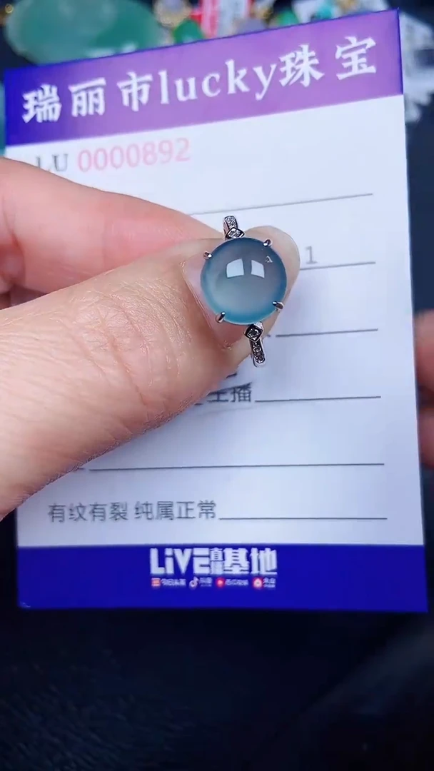 颈饰银S925镶嵌翡翠09892