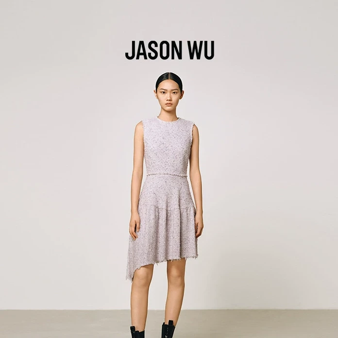 【秋季新品】JASONWU25年新款小香风通勤设计师裙子无袖小众女装