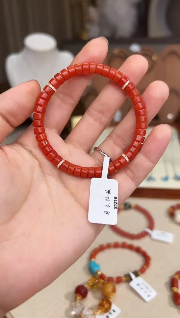 未镶嵌手链南红玛瑙多样性发一