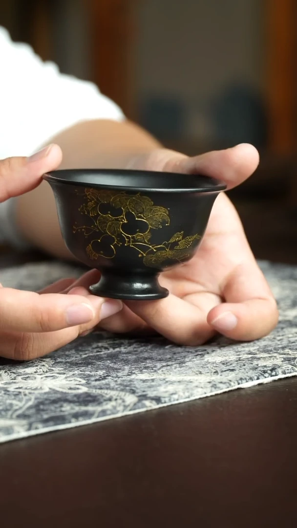 茶杯紫砂29号宜兴紫砂原矿作品