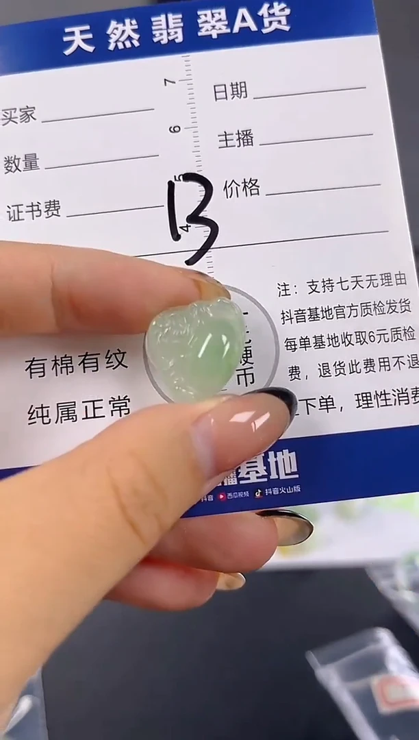 颈饰未镶嵌翡翠天然A货缅甸翡翠