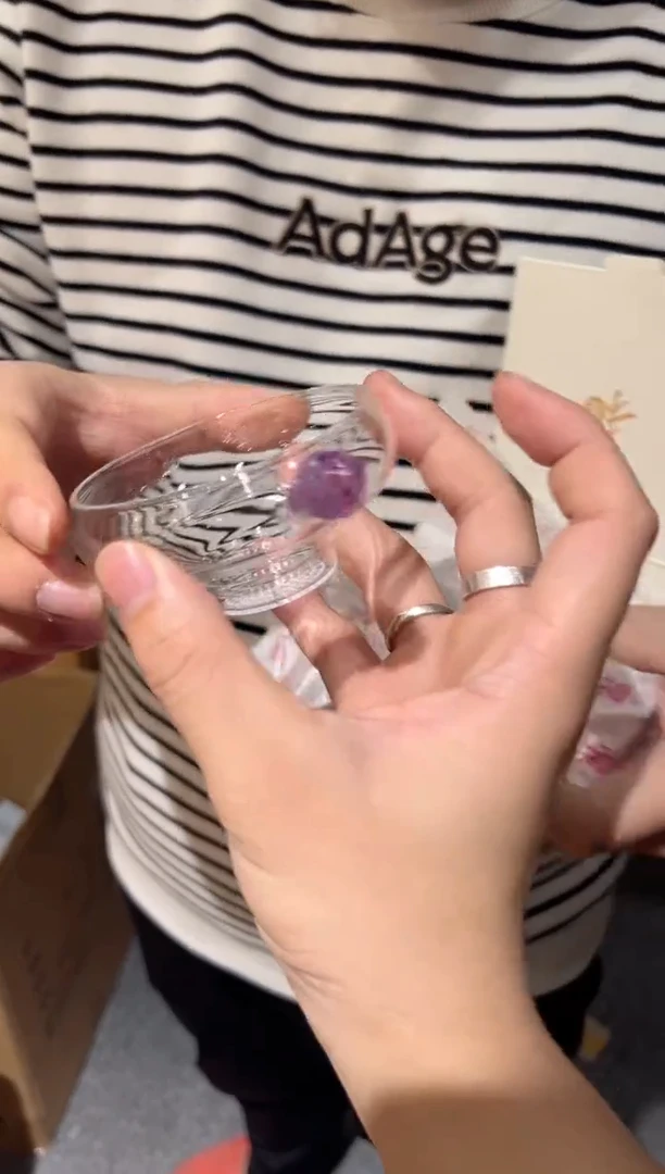 禾器-奉珠茶漏-浅紫色