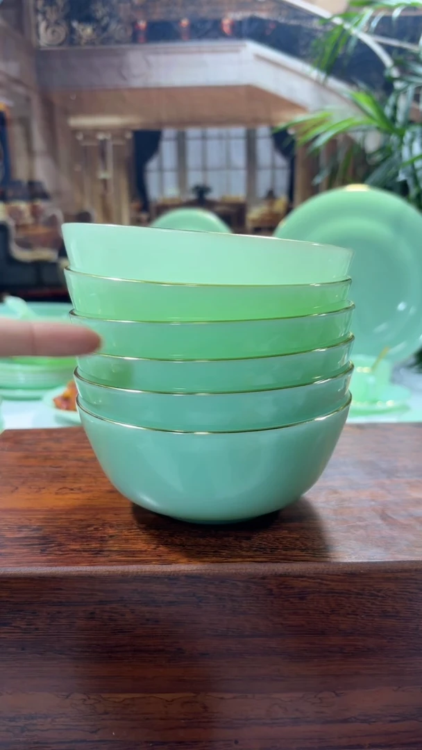 【闪购商品】...5.5英寸玉瓷碗6个口径13.8厘米