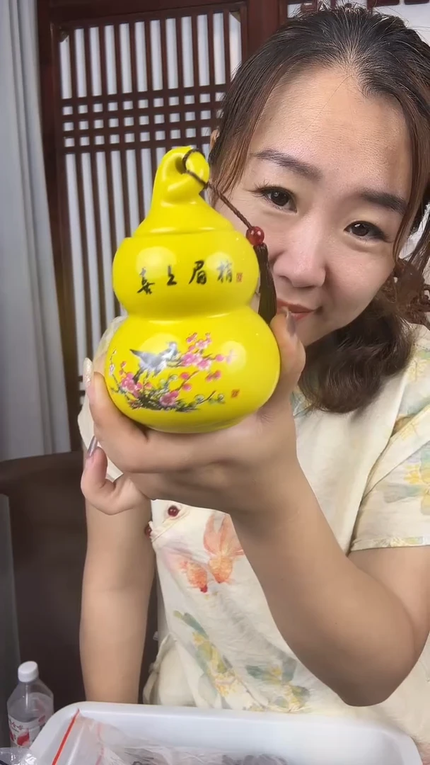 木木头葫芦喜上眉梢茶叶罐