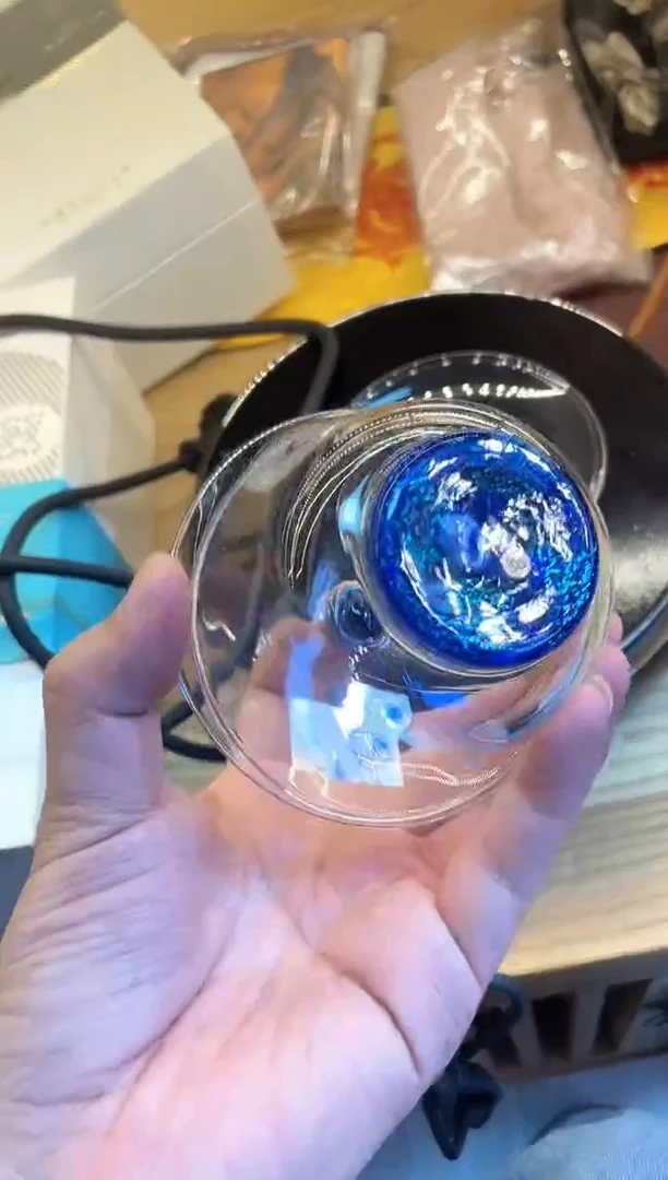 星虹盖碗/宝蓝金2935