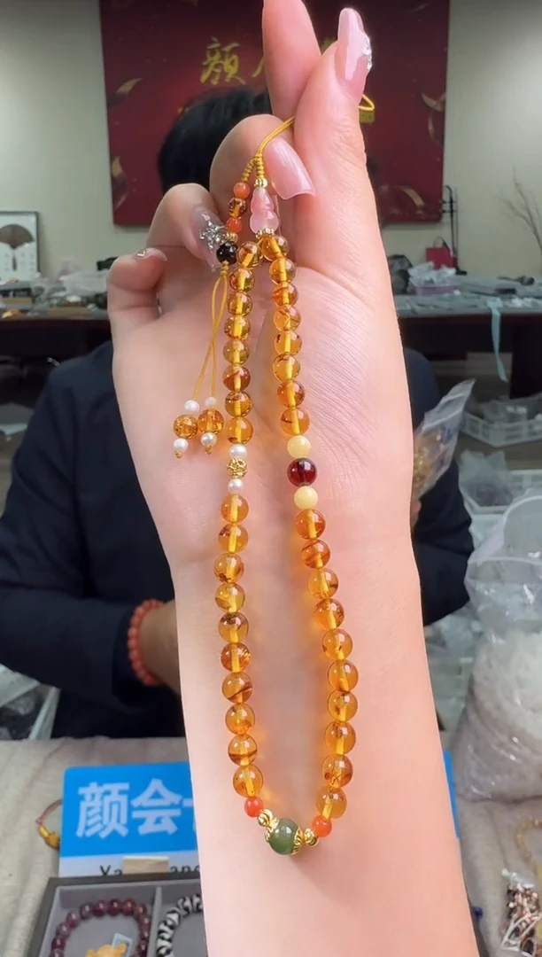 【闪购商品】琥珀手链未镶嵌多样性发一件 570
