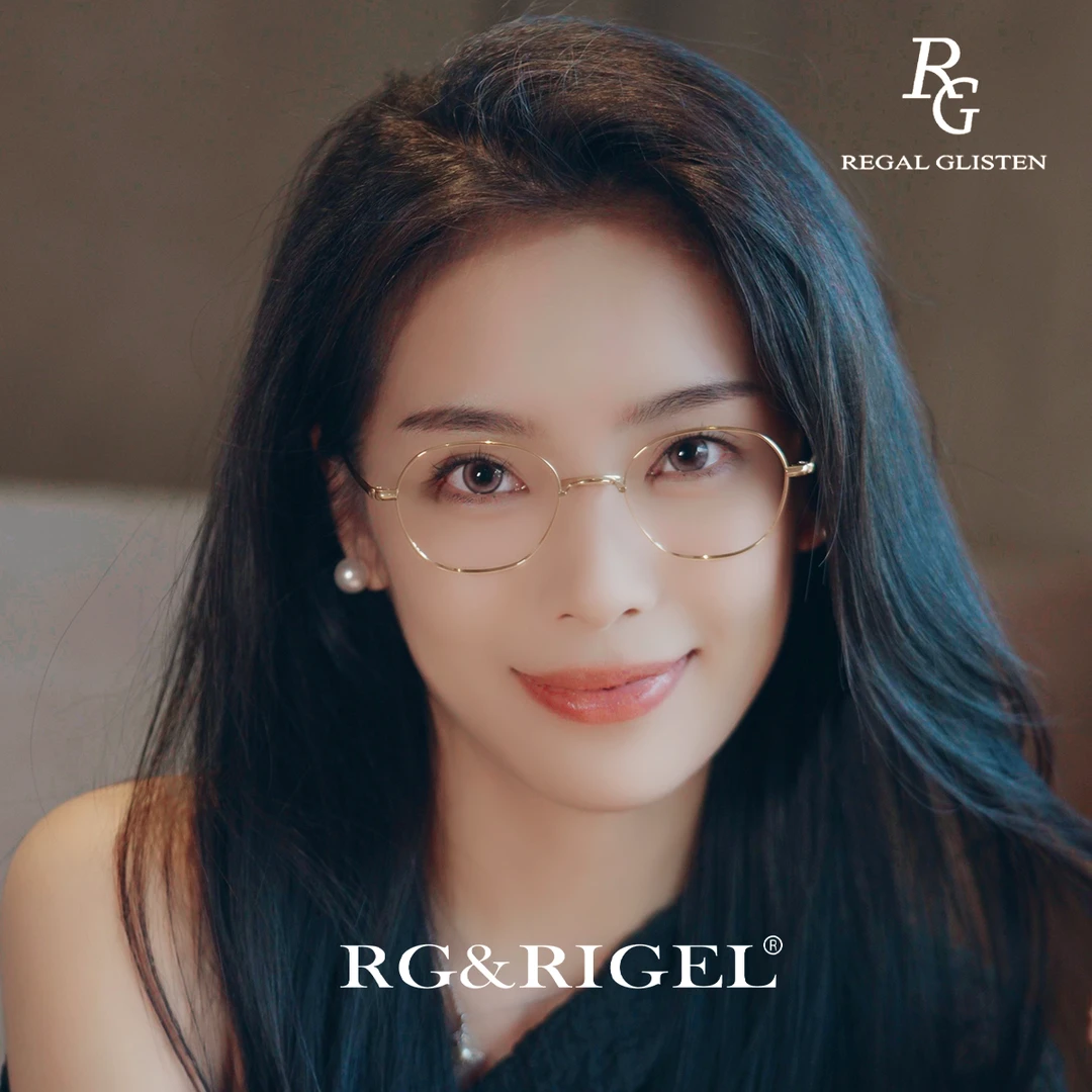 RG一山鼻托女士双11好物脸型超轻近视平光有度数眼镜素颜神器2407商品图