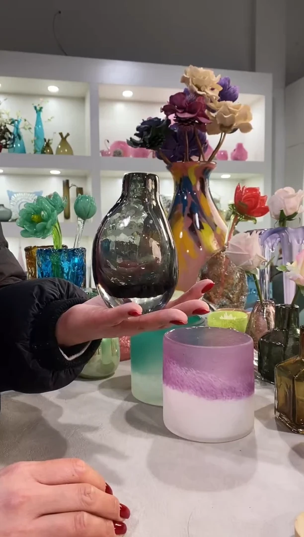 慕忆家手作琉璃花瓶